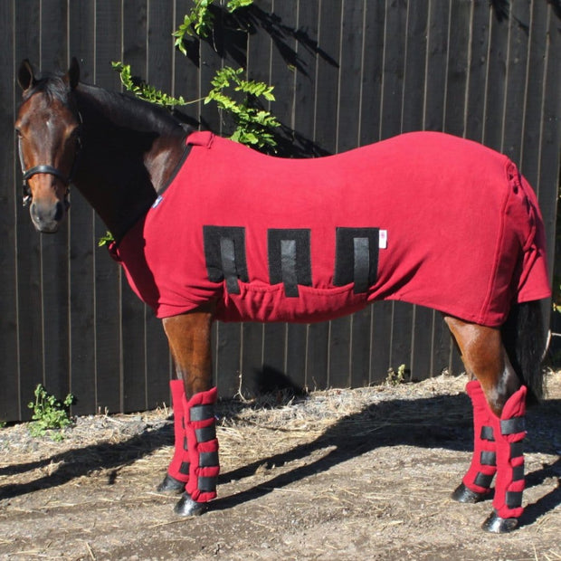 Jams Fleece Horse Stable Rug - Polar fleece under rug/ show rug for additional warmth by Snuggy Hoods